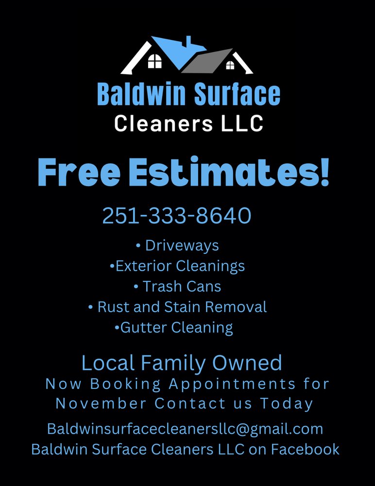 BALDWIN SURFACE CLEANERS Updated September 2024 Request a Quote