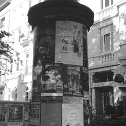 Historische Litfaßsäule - HLS 4: Neuer Pferdemarkt/Neuer Kamp