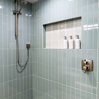 Charmet Tile - remodeled from a bath/shower to a full custom shower - Flooring Near Me - San Diego, California
