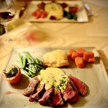 Nouvelle Cuisine - Classic Chateaubriand with Béarnaise sauce. The best one we have ever had. Winners circle OuiOui :)... - French Near Me - Spring Hill, Florida