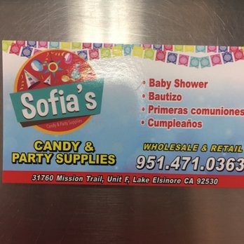 Sofia´s Party Supply & Dulceria - Party Supplies Near Me - Lake Elsinore, California