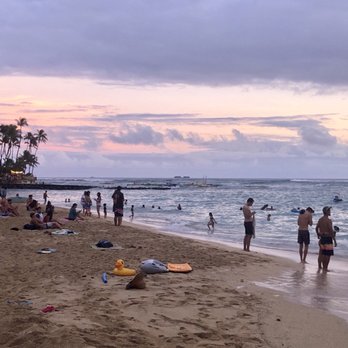 Waikiki Natatorium War Memorial - great sunset - Landmarks & Historical Buildings Near Me - Honolulu, Hawaii