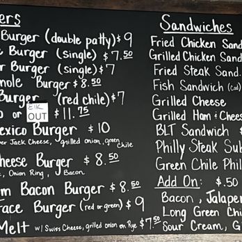 The Depot - Menu: January 2025 - Burgers Near Me - Dolores, Colorado