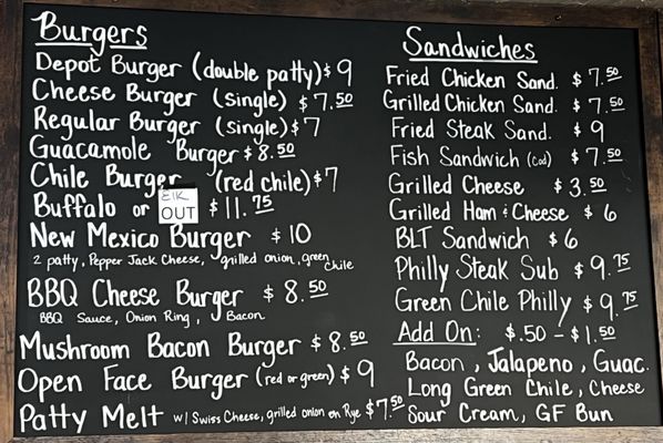 Menu photo 1 The Depot Dolores, CO
