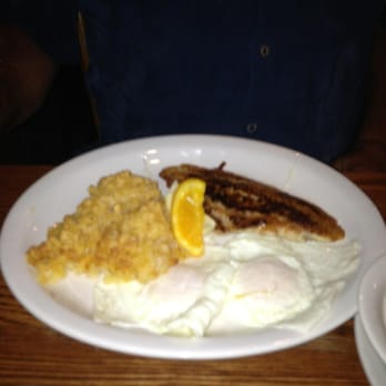 Cracker Barrel Old Country Store - Uncle Crackers breakfast. Comes with biscuit, gravy, hash brown casserole or baked apples, grits, eggs, and side of meat. - American Near Me - Seffner, Florida Cracker Barrel Old Country Store - Uncle Crackers breakfast. Comes with biscuit, gravy, hash brown casserole or baked apples, grits, eggs, and side of meat. - American Near Me - Seffner, Florida