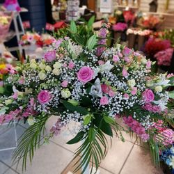 Belles Fleurs - Casket Spray arrangement