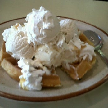 Henry's Confectionary - Homemade waffles - and banana ice cream! yum! - Diners Near Me - Glen Cove, New York Henry's Confectionary - Homemade waffles - and banana ice cream! yum! - Diners Near Me - Glen Cove, New York