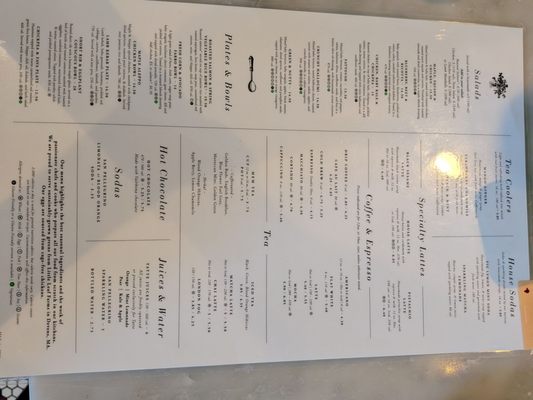 Menu photo 1 Tatte Bakery & Cafe | Pier 4 Boston, MA