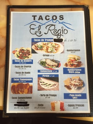 Menu photo 8 Tacos El Regio Charlotte, NC Menu photo 8 Tacos El Regio Charlotte, NC