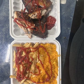 Goutex Bbq - Chicken and BBQ BEEF STEAK / PALOMILHA A LA PARRILA with rice and French fries - Barbeque Near Me - North Bergen, New Jersey Goutex Bbq - Chicken and BBQ BEEF STEAK / PALOMILHA A LA PARRILA with rice and French fries - Barbeque Near Me - North Bergen, New Jersey