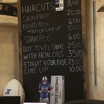 The Rocky Mountain Barbershop - Prices at first glance might look high but really for such consistent quality and amazing staff.....should probably be higher! - Barbers Near Me - Monument, Colorado