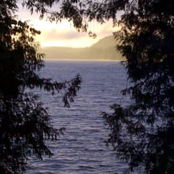 Mom's Bed & Breakfast - View of Cowichan Lake from Mom's living room
