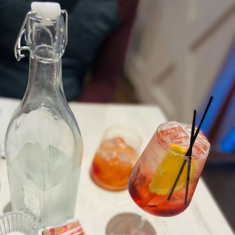 Molos Greek Taverna - Wheaton - Alexandra Spritz, smoked Bourbon cocktail - Greek Near Me - Wheaton, Illinois Molos Greek Taverna - Wheaton - Alexandra Spritz, smoked Bourbon cocktail - Greek Near Me - Wheaton, Illinois