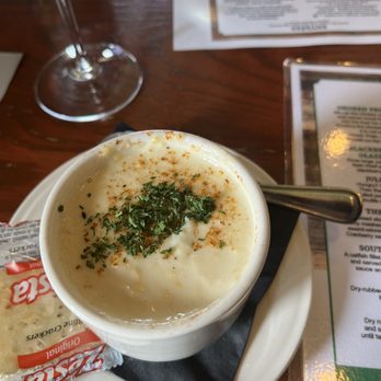 Julep Kitchen & Bar - Cup of Cream of Crab with Sweet Corn - Barbeque Near Me - Annapolis, Maryland