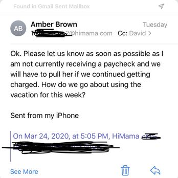 Planet Child Care Center - My email to Julie, the director replying to an email sent on March 24. She has yet to acknowledge this email - Child Care & Day Care Near Me - Saint Louis, Missouri Planet Child Care Center - My email to Julie, the director replying to an email sent on March 24. She has yet to acknowledge this email - Child Care & Day Care Near Me - Saint Louis, Missouri