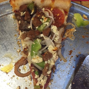Zorba's Pizza - All that was left from a large that was supposed to be a medium and only charged a medium- rightfully so. - Italian Near Me - Millbrae, California Zorba's Pizza - All that was left from a large that was supposed to be a medium and only charged a medium- rightfully so. - Italian Near Me - Millbrae, California