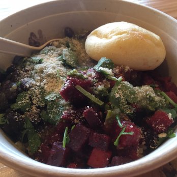 Five on Black - Small bowl with beets, sweet potatoes and jicama. - Fast Food Near Me - Billings, Montana