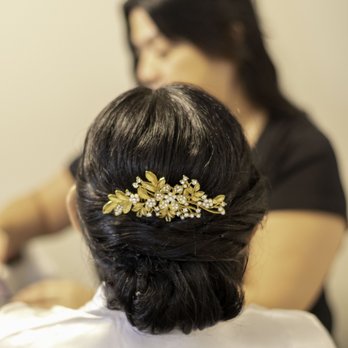 Glam By Carmen - Bride's hair up-do - Makeup Artists Near Me Glam By Carmen - Bride's hair up-do - Makeup Artists Near Me