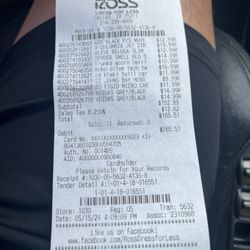 Ross Dress for Less - Receipt