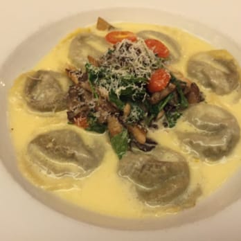 LIA'S - Mushroom ravioli - a great dish, nicely creamy and awesome mushrooms - Italian Near Me - Chevy Chase, Maryland LIA'S - Mushroom ravioli - a great dish, nicely creamy and awesome mushrooms - Italian Near Me - Chevy Chase, Maryland