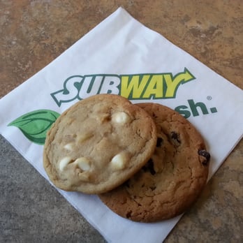 Subway - $0.49 - Cookies- 4 Stars - Fifty cent a cookie... hard to beat that! - Sandwiches Near Me - Anderson, South Carolina Subway - $0.49 - Cookies- 4 Stars - Fifty cent a cookie... hard to beat that! - Sandwiches Near Me - Anderson, South Carolina