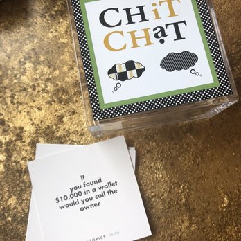 Chit Chat Diner - We loved playing this game before, during, and even after our meal! - Diners Near Me - West Orange, New Jersey Chit Chat Diner - We loved playing this game before, during, and even after our meal! - Diners Near Me - West Orange, New Jersey