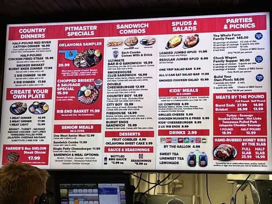 Menu photo 1 Swadley's Bar-B-Q Oklahoma City, OK