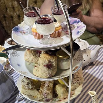 Let Them Eat Cake Tea Room - The tier of savories and sweets - Tea Rooms Near Me - Salem, Oregon