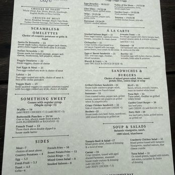 Garden Court Cafe - Menu - Bakeries Near Me - Glen Ellen, California