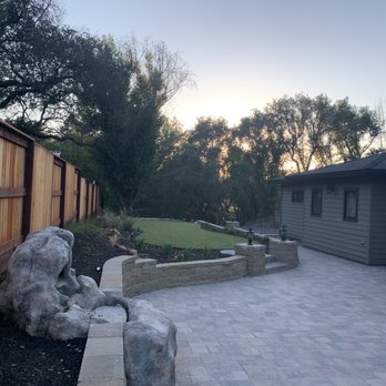 Blue Oak Landscape Contractor - Waterfall, pavers, lighting - Landscaping Near Me Blue Oak Landscape Contractor - Waterfall, pavers, lighting - Landscaping Near Me