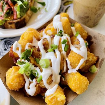 Superba Snacks + Coffee - Smothered tots - Breakfast & Brunch Near Me - Pasadena, California