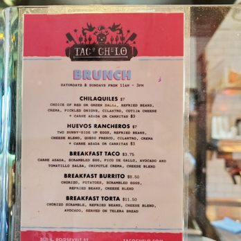 Taco Chelo - Breakfast/brunch menu - Tacos Near Me - Phoenix, Arizona Taco Chelo - Breakfast/brunch menu - Tacos Near Me - Phoenix, Arizona