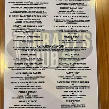 Brady’s Pub - Burger/sandwich menu - Burgers Near Me - Sheldon, Iowa