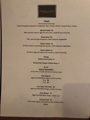 Menu photo 3 Aquarium Lounge Fairmont, WV