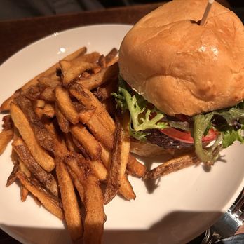 Rooster's Wood-fired Kitchen Uptown - Chatel Farms Pasture Raised Burger*. - New American Near Me - Charlotte, North Carolina Rooster's Wood-fired Kitchen Uptown - Chatel Farms Pasture Raised Burger*. - New American Near Me - Charlotte, North Carolina