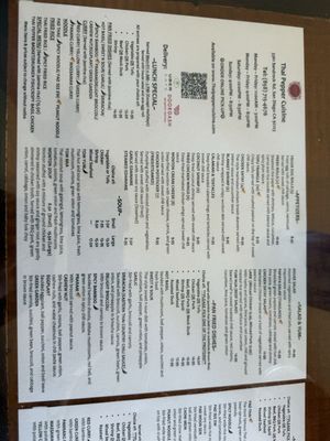 Menu photo 1 Thai Pepper Cuisine San Diego, CA