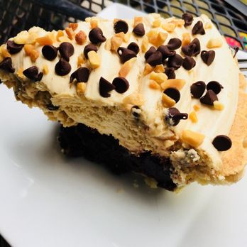 Chocolatea - Peanut butter pie with a brownie crust - Desserts Near Me - Portage, Michigan