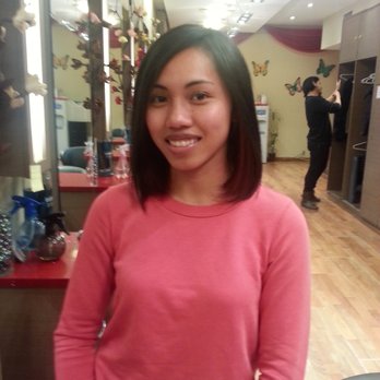 Dramatics NYC - Dramatic cut from waist-length hair to a long bob with a subtle red ombre - Hair Salons Near Me - New York, New York Dramatics NYC - Dramatic cut from waist-length hair to a long bob with a subtle red ombre - Hair Salons Near Me - New York, New York