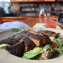 Loco Taqueria & Oyster Bar - Fenway - Cajun chicken caesar salad