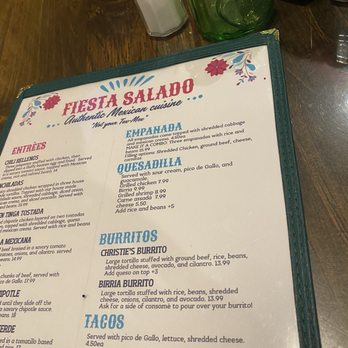 Fiesta Salado - Menu - Mexican Near Me - Salado, Texas Fiesta Salado - Menu - Mexican Near Me - Salado, Texas