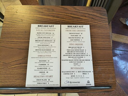 Menu photo 1 Enigma Restaurant Rapid City, SD