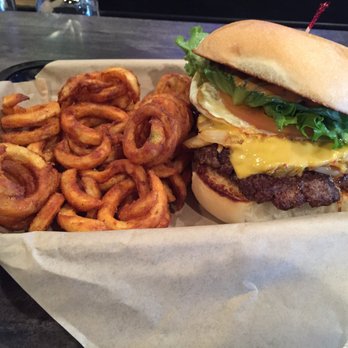 LA Burger - LA burger with curly fries - Burgers Near Me - Carrollton, Texas