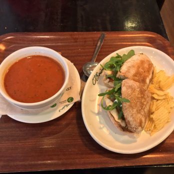 O'Briens Sandwich Bar - Tomato Basil soup & Hot Chicken Ciabata! - Sandwiches Near Me - Belfast, BFS O'Briens Sandwich Bar - Tomato Basil soup & Hot Chicken Ciabata! - Sandwiches Near Me - Belfast, BFS