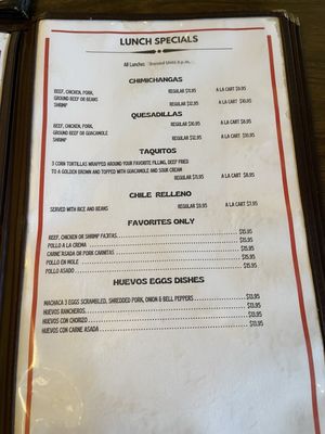 Menu photo 1 Gilberto's Mexican Restaurant Roseburg, OR Menu photo 1 Gilberto's Mexican Restaurant Roseburg, OR