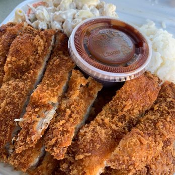 Got Plate Lunch - Flavorful Chicken Katsu with double mac salad and rice - Hawaiian Near Me - Benicia, California