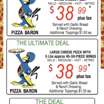 Pizza Baron - Reno - Ultimate deal - Pizza Near Me - Reno, Nevada