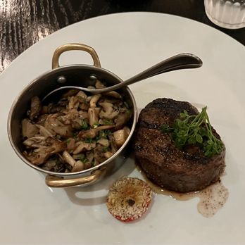 Montage Palmetto Bluff - Filet with mushrooms. - Resorts Near Me - Bluffton, South Carolina Montage Palmetto Bluff - Filet with mushrooms. - Resorts Near Me - Bluffton, South Carolina