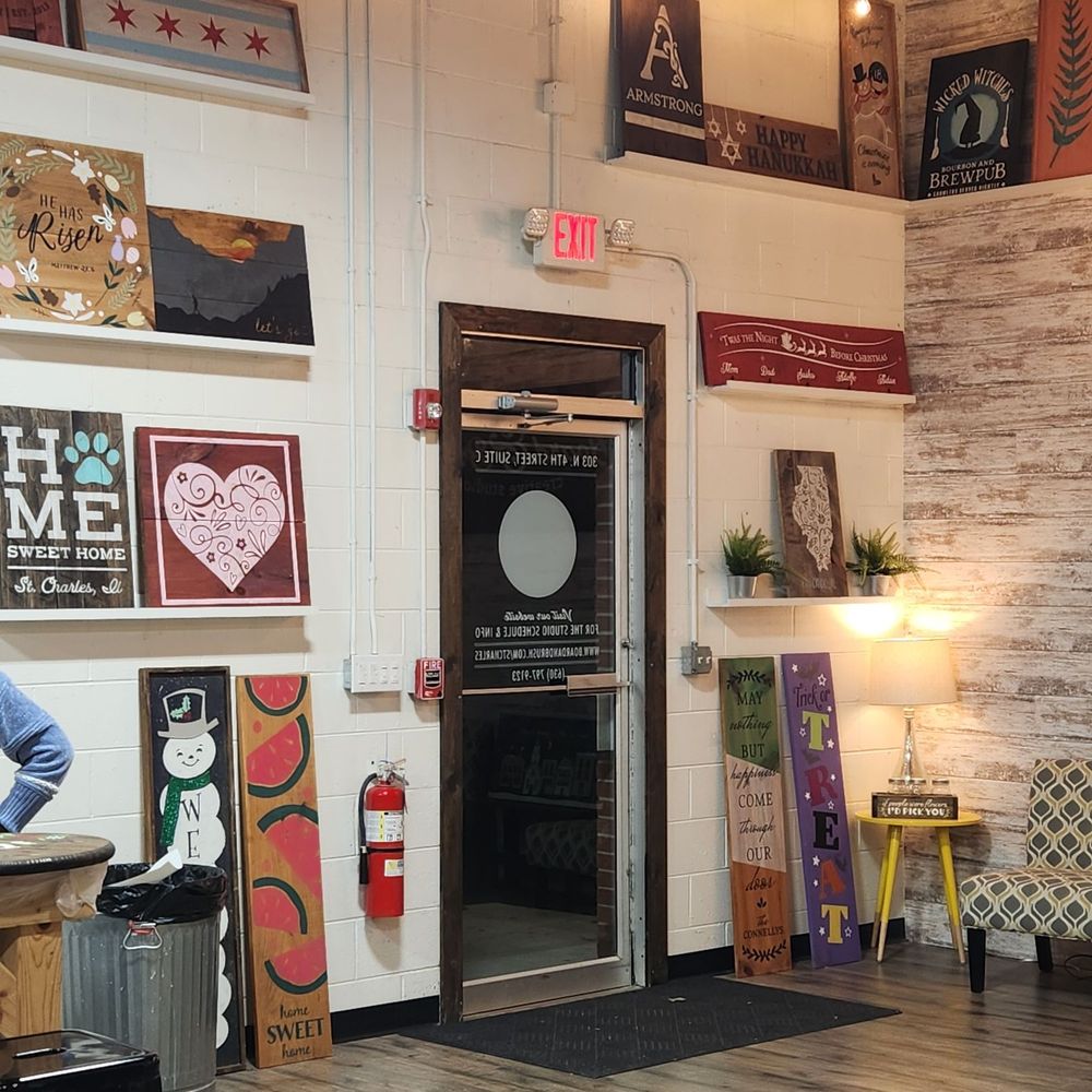 Board & Brush - Saint Charles - Paint & Sip Near Me - Saint Charles, Illinois