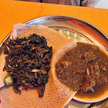 Abyssinia Restaurant and Cafe - Key Wat (Spicy Beef Stew) and lamb - Ethiopian Near Me - Phoenix, Arizona