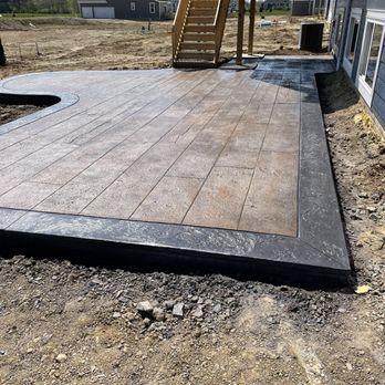 Timeless Impressions Concrete - a patio being installed - Masonry/Concrete Near Me - Kirkersville, Ohio Timeless Impressions Concrete - a patio being installed - Masonry/Concrete Near Me - Kirkersville, Ohio